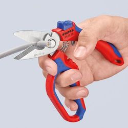Ciseaux d'électricien coudés 95 05 20 SB KNIPEX