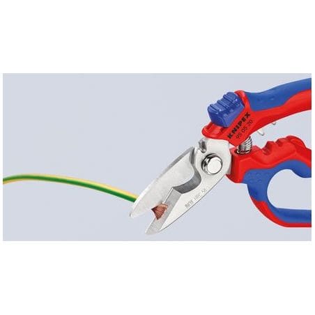 Ciseaux d'électricien coudés 95 05 20 SB KNIPEX