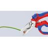 Ciseaux d'électricien coudés 95 05 20 SB KNIPEX