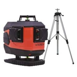 Niveau laser croix et lignes vert MULTICROSS 4D ELECTRONIC + Trépied 034.4DE-P FUTECH