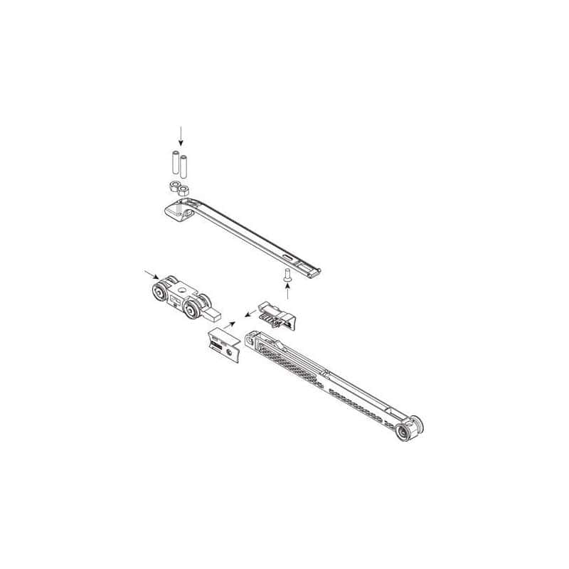 Kit amortisseur pour système 400 / 80 kg 0400 ABS BK KRONA KOBLENZ