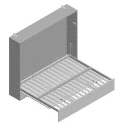 Lit escamotable horizontal Aladino 1 420 x 2 020 mm NULL