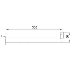 Support barre de penderie loft 1 LHSUPBP SOFADI