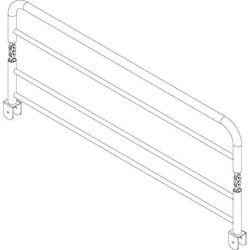 Barrière pliable pour lit Silvy superposé AAO0383