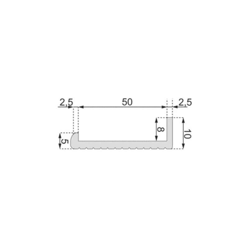 Profil PVC rigide 00132 FERMOD