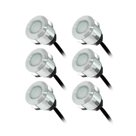 Lot de 6 spots LED bleu pour terrasse TERRASSO Miidex