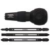 Tournevis porte-embout + 3 embouts double empreinte VESSEL