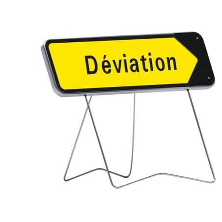 Panneau de déviation temporaire type KD 526020 TALIAPLAST