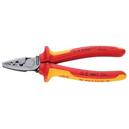 Pince à sertir pour embouts de câbles KNIPEX