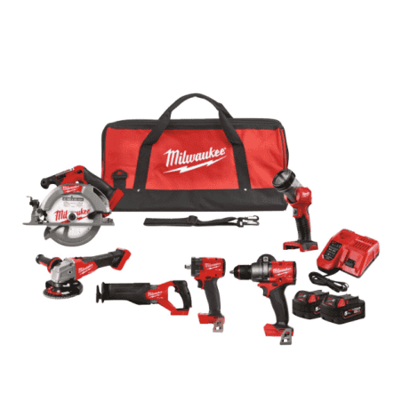 Lot 6 outils 18 V FPP6F3-502B MILWAUKEE 4933498659
