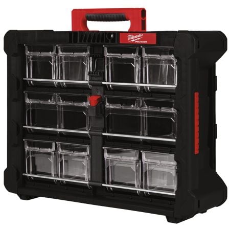 Organiseur 10 compartiments Tip Bin Packout MILWAUKEE 4932498323