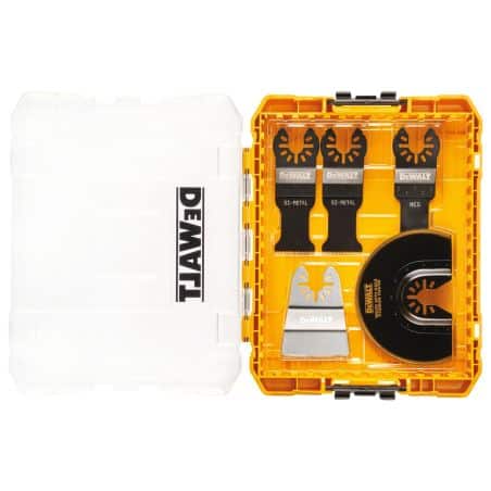 Coffret TOUGHCASE 5 pièces pour multi cutter DEWALT
