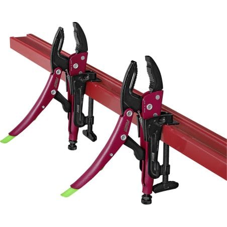 Lot de 2 pinces étaux avec presse de serrage