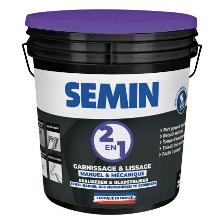 Enduit de garnissage et lissage 2 en 1 SEMIN