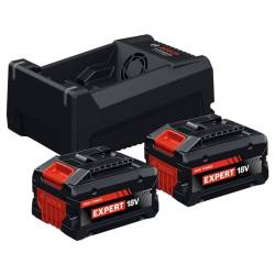 Pack 2 batteries 18V 5,5Ah + 1 chargeur 18V BOSCH EXPERT EXBA 18V-55 + GAL 12V/18V-80