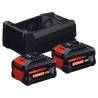 Pack 2 batteries 18V 5,5Ah + 1 chargeur 18V BOSCH EXPERT EXBA 18V-55 + GAL 12V/18V-80