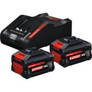 Pack 2 batteries 18V 8Ah + 1 chargeur 18V BOSCH EXPERT 1600A0373T