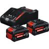 Pack 2 batteries 18V 8Ah + 1 chargeur 18V BOSCH EXPERT 1600A0373T