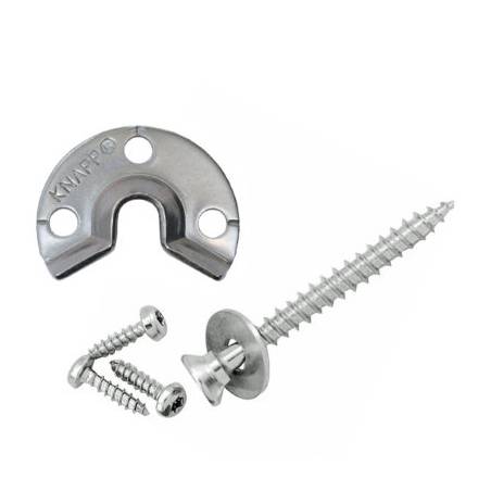 Système d'accroche en inox UNO 30 x30 KNAPP