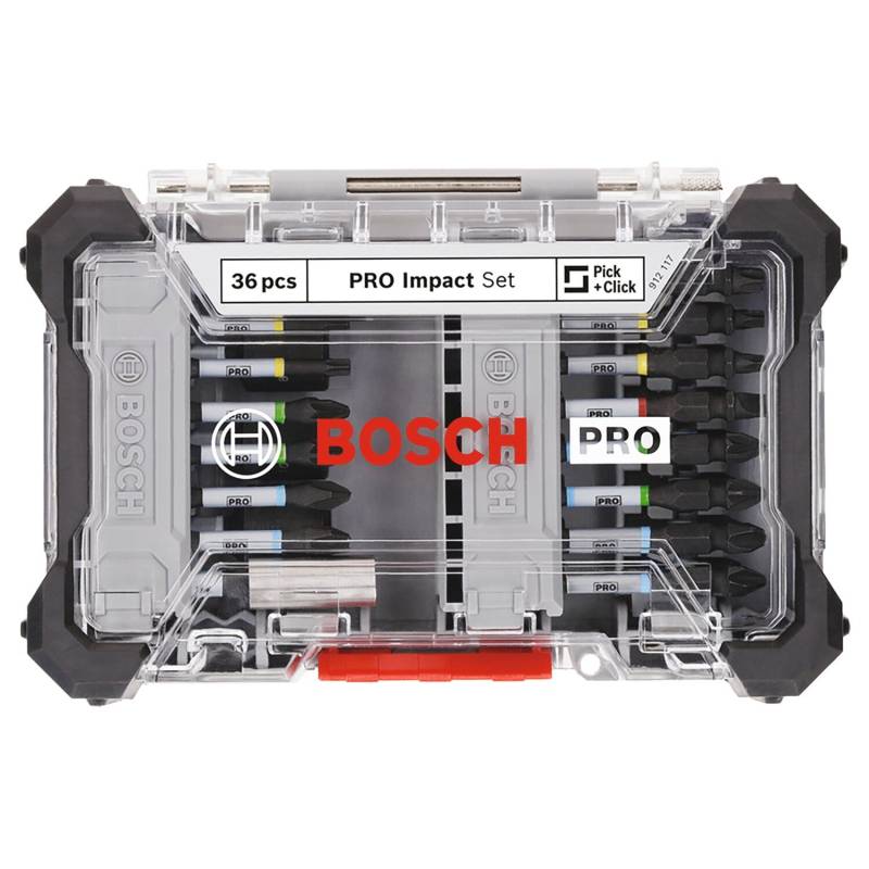 Coffret de vissage à choc 36 pièces BOSCH 2608522365