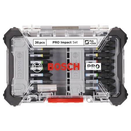 Coffret de vissage à choc 36 pièces BOSCH 2608522365