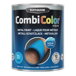 Peinture Métal Combicolor Aqua Finition brillante - 0.75L - RUSTOLEUM