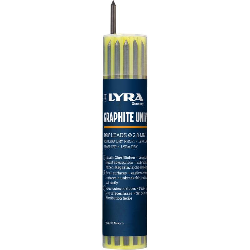 Mines - graphite 2B - pour porte-mine télescopique LYRA DRY L4499102