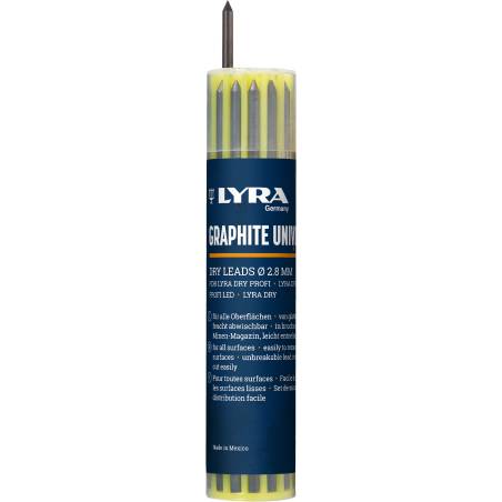 Mines graphite 2B pour porte-mine télescopique LYRA DRY L4499102