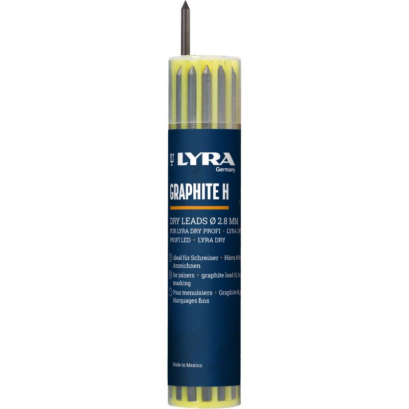 Mines - graphite H - pour porte-mine télescopique LYRA DRY L4499111