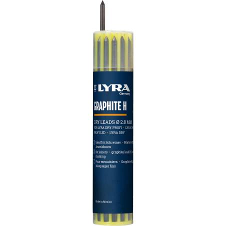 Mines graphite H pour porte-mine télescopique LYRA DRY L4499111