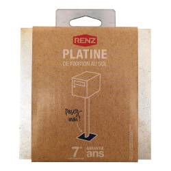 Platine fixation sol RENZ