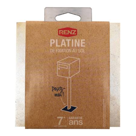 Platine fixation sol RENZ