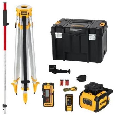 Laser rotatif double pente vert DEWALT DCLE15211RL-QW