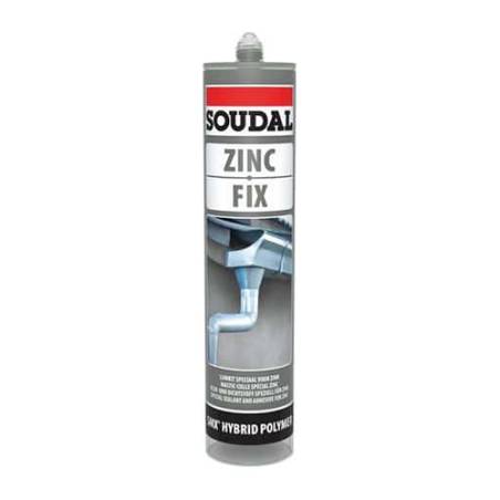 Mastic colle MS polymère Zinc Fix SOUDAL 134631