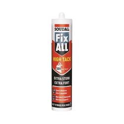 Mastic-colle MS polymère Fix all "HIGH TACK" SOUDAL