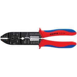Pince à sertir pour cosses et connecteur KNIPEX