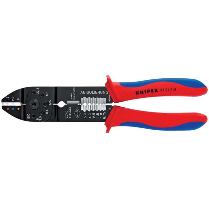 Pince à sertir pour cosses et connecteur KNIPEX