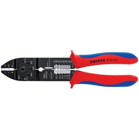 Pince à sertir pour cosses et connecteur KNIPEX 9721215