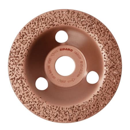 Assiette à poncer carbure Ø125 mm CARBOCUP SIDAMO 10805012