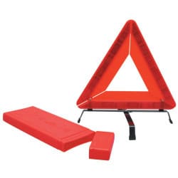 Triangle de présignalisation rouge