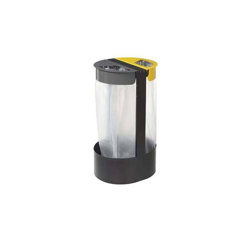 Poubelles sur pied