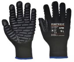 Gants anti-vibration