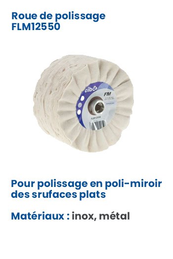 Roue de polissage CIBO FLM12550