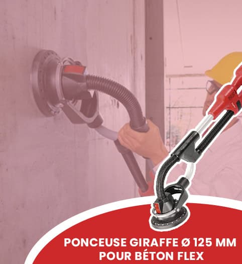 Ponceuse giraffe Ø 125 mm pour béton WST 1000 FV FLEX 355836