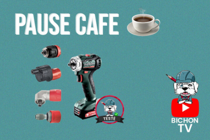 Pause café Perceuse visseuse BS 12 BL 12V 2Ah Powermaxx + 4 mandrins METABO 