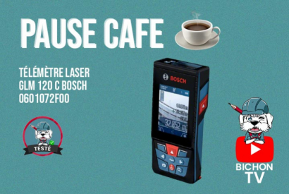 Pause café - Télémètre laser GLM 120 C BOSCH 0601072F00 !