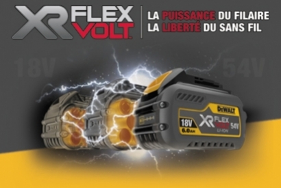 La gamme FLEXVOLT de chez DEWALT