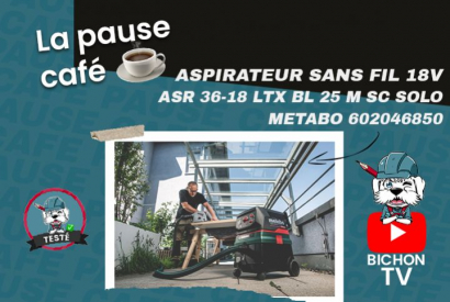 Pause Café du 06.01.22 / Aspirateur sans fil 18 V ASR 36-18 LTX BL 25 M SC SOLO 