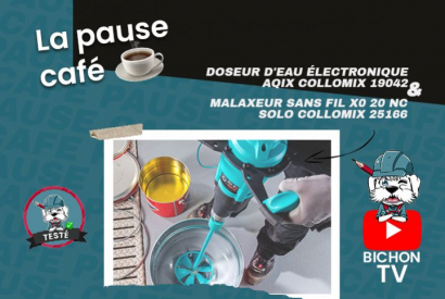 Pause Café : le Malaxeur sans fil et le Doseur d'eau électronique COLLOMIX