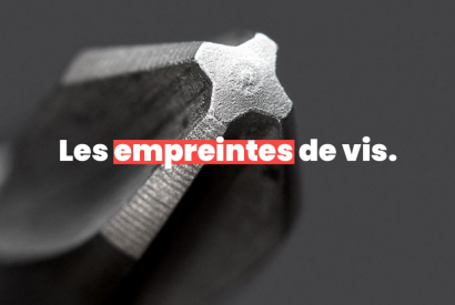 Les empreintes de vis !